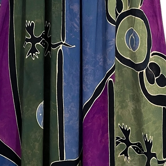 Vintage Boho Hippie Tie Dye Long Island Skirt Size 27” Waist - Picture 6 of 15